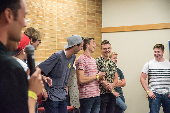 Students participate in I-Night the weekend before school begins.