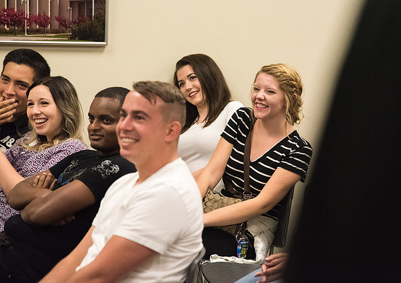 Students participate in I-Night the weekend before school begins.