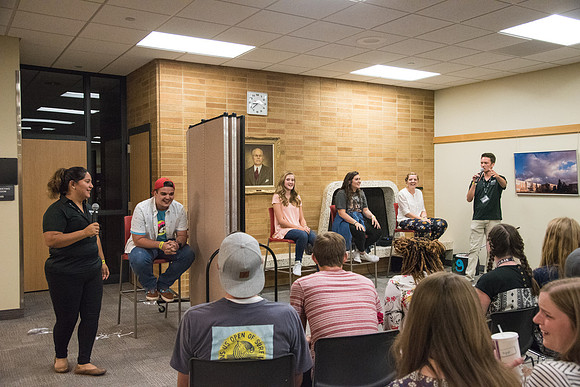 Students participate in I-Night the weekend before school begins.