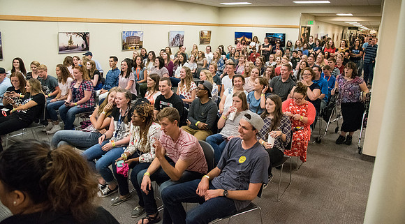Students participate in I-Night the weekend before school begins.