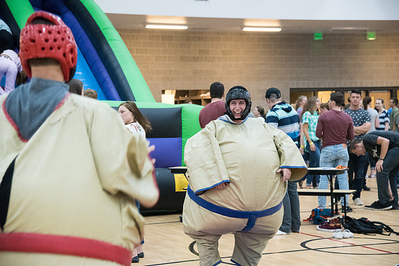 Students participate in I-Night the weekend before school begins.