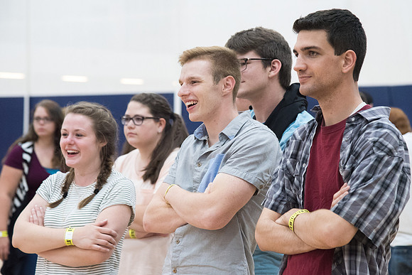 Students participate in I-Night the weekend before school begins.