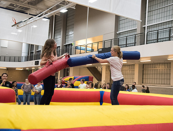 Students participate in I-Night the weekend before school begins.