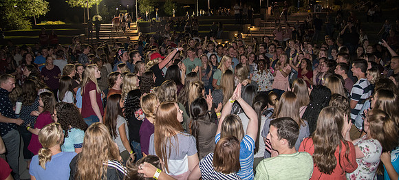 Students participate in I-Night the weekend before school begins.