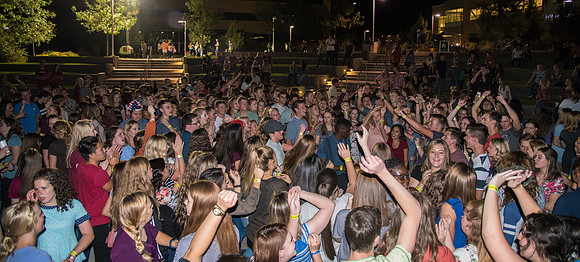 Students participate in I-Night the weekend before school begins.