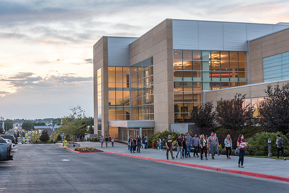 Students gather at I-Night on campus to celebrate the start of a new semester.