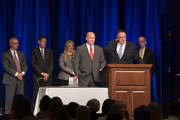 During the Banquet, employees are recognized and awarded for their hard work and dedication. 2017