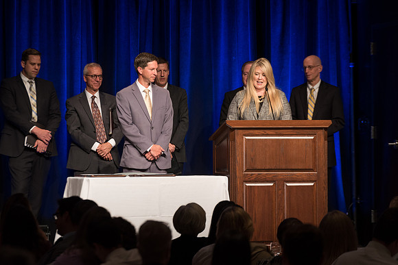 During the Banquet, employees are recognized and awarded for their hard work and dedication. 2017