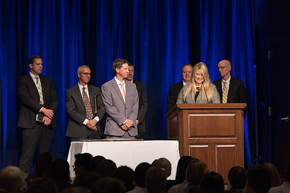 During the Banquet, employees are recognized and awarded for their hard work and dedication. 2017