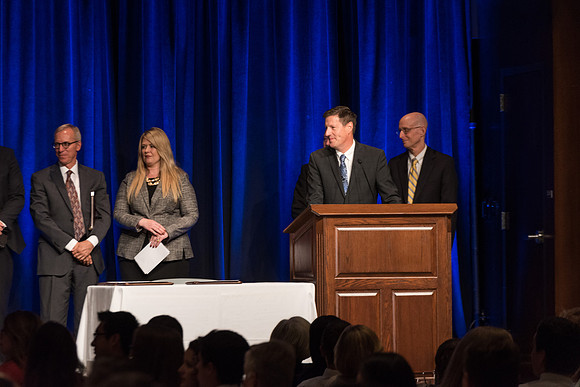 During the Banquet, employees are recognized and awarded for their hard work and dedication. 2017