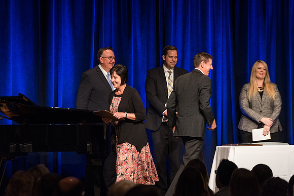 During the Banquet, employees are recognized and awarded for their hard work and dedication. 2017
