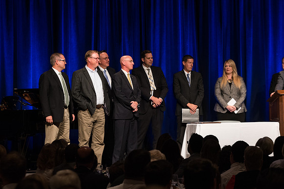 During the Banquet, employees are recognized and awarded for their hard work and dedication. 2017