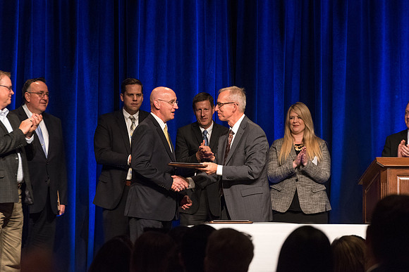 During the Banquet, employees are recognized and awarded for their hard work and dedication. 2017
