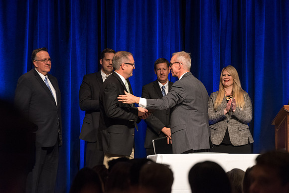 During the Banquet, employees are recognized and awarded for their hard work and dedication. 2017