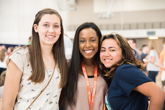 Incoming students learn about ways to get involved at BYU-Idaho.