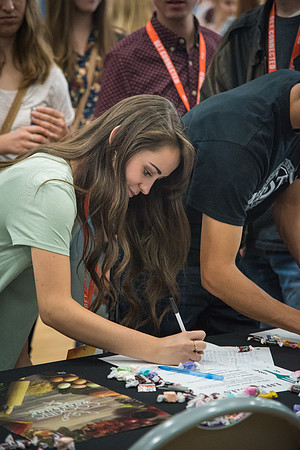 Incoming students learn about ways to get involved at BYU-Idaho.