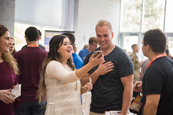 Incoming students learn about ways to get involved at BYU-Idaho.