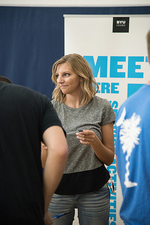 Incoming students learn about ways to get involved at BYU-Idaho.