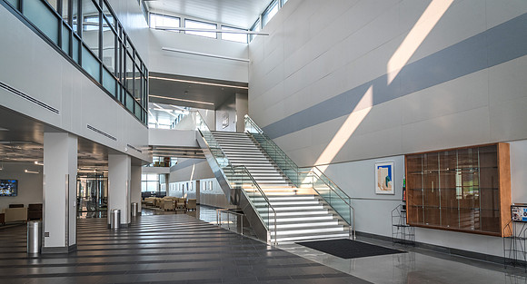 A view of the entrance in the STC.