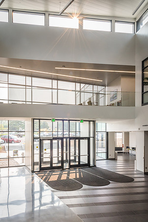 A view of the entrance in the STC.