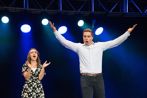 The Spirit of Ricks shows all the incoming freshmen just what BYU-Idaho has to offer.