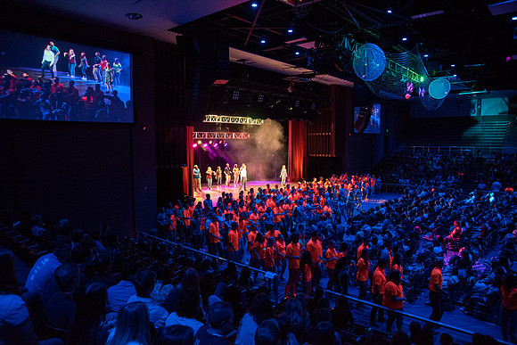 The Spirit of Ricks shows all the incoming freshmen just what BYU-Idaho has to offer.