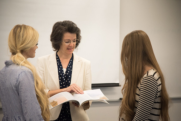 Rhonda Seamons, Elementary Education teacher, teaches Children's Literature.