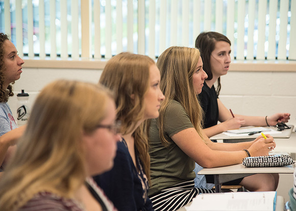 Rhonda Seamons, Elementary Education teacher, teaches Children's Literature.