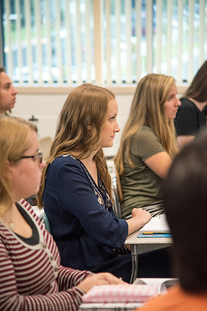 Rhonda Seamons, Elementary Education teacher, teaches Children's Literature.