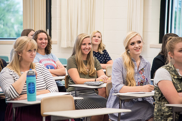 Rhonda Seamons, Elementary Education teacher, teaches Children's Literature.
