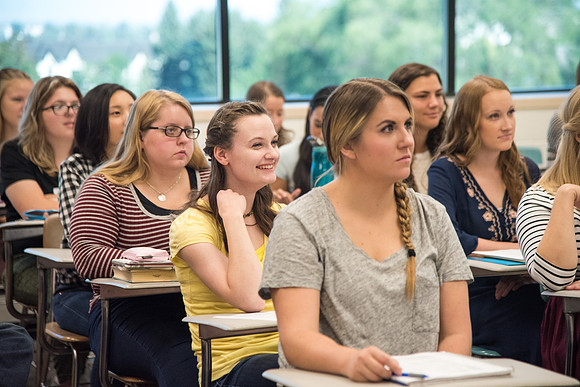 Rhonda Seamons, Elementary Education teacher, teaches Children's Literature.