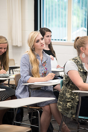 Rhonda Seamons, Elementary Education teacher, teaches Children's Literature.