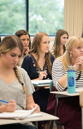 Rhonda Seamons, Elementary Education teacher, teaches Children's Literature.