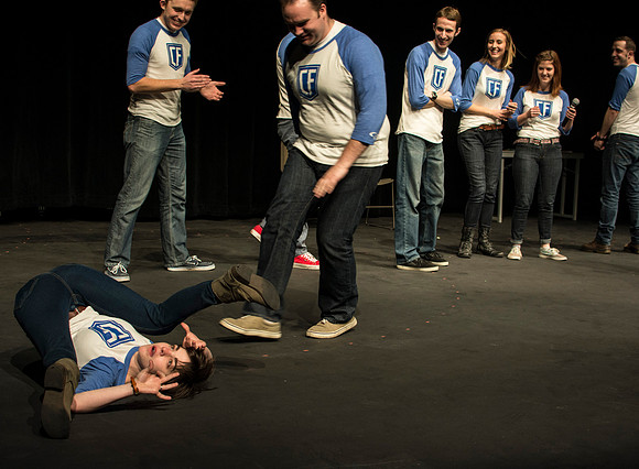 This team of students tromp the stage and entertain with never-before-seen inprov performances that spring to life based on the suggestions you give