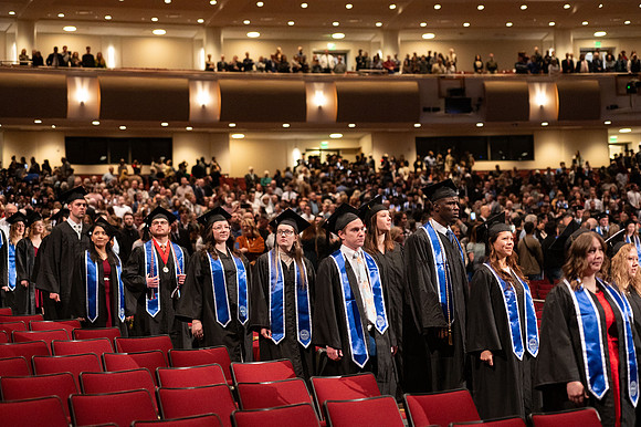 Commencement for BYU-Idaho graduates.Commencement for BYU-Idaho graduates. Speakers: President Meredith, Elder Clark G. Gilbert
