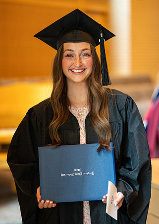 Graduates during convocation for the College of Language and Letters.