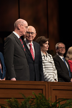 BYU-Idaho 17th President Inauguration. President Henry B. Eyring, Elder and Sister Oaks. Sept 2017