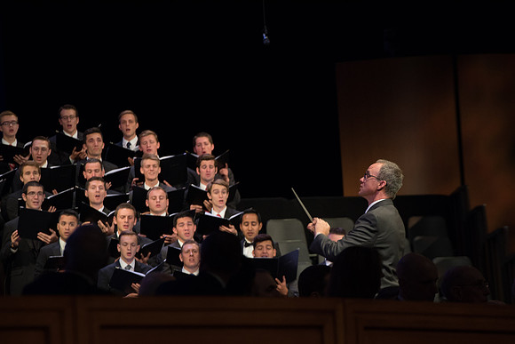 BYU-Idaho choir singing during the 17th President Inauguration. Sept 2017