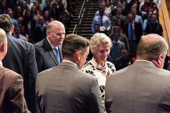 The Presidential Inauguration of Henry J. Eyring at BYU-Idaho. 2017 Photo by Garrett Blanchard