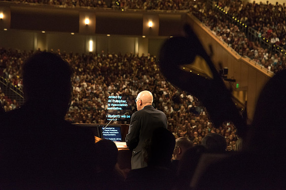 Elder Dallin H. Oaks conducts the Inauguration.