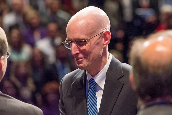 President Henry J. Eyring after his Inauguration.