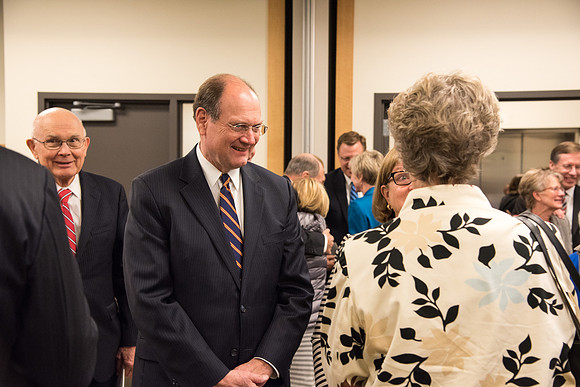 Former Presidents, General Authorities, Wives, and Presidents' families meet together post-Inauguration.
