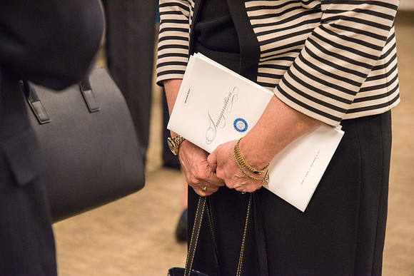 Former Presidents, General Authorities, Wives, and Presidents' families meet together post-Inauguration. (Pictured: Sister Bonnie L. Oscarson)