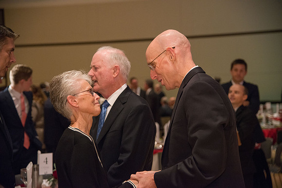 Betty Oldham and President Henry J Eyring. Sept 19, 2017