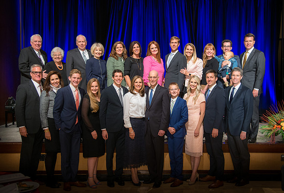 Eyring family, Inauguration Luncheon. Sept 19, 2017