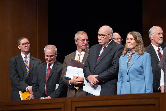 Brian Memmott, Van Christman, Kelly Burgener and President and Sister Wilkes. September 19, 2017