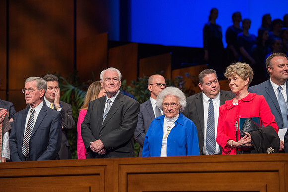 Bruce C. Hafen, Joe J. Christensen, Baraba Christensen and Marjorie Bennion. September 19, 2017