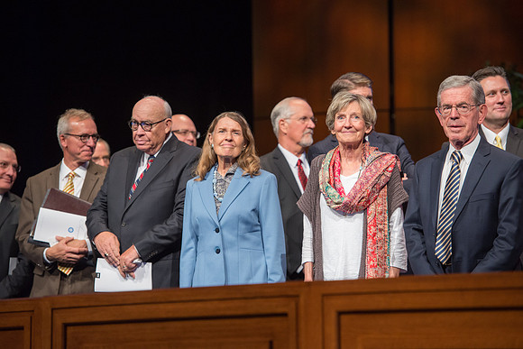 Kelly Burgener, Robert and Sister Wilkes and President Bruce c Hafen and his wife. September 19, 2017