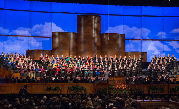 BYU-Idaho combined choirs accompanied by the Orchestra, sing a "Set Zion in Her Beauty Rise" September 19, 2017