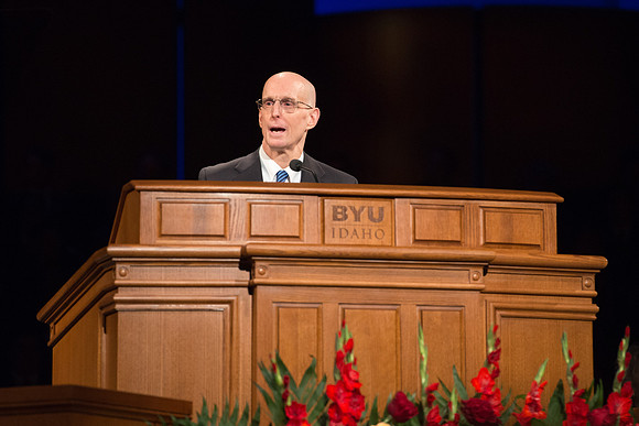 President Henry J. Eyring gives his Inaugural Address. September 19, 2017